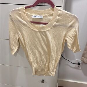 Zara Butter Yellow Women's Top